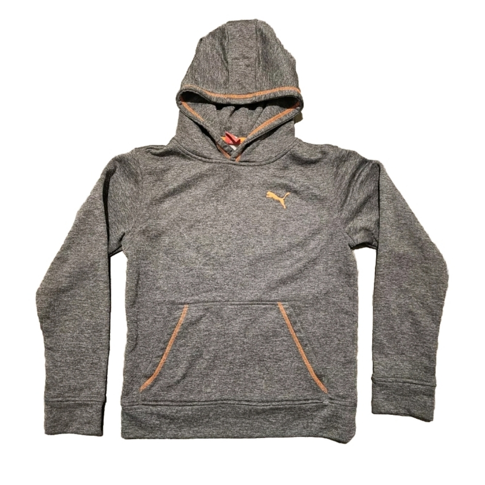 Puma Youth Hoodie Spirt Lifestyle Medium Pull Over Sweatshirt Long Sleeve